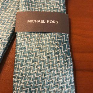 Michael Kors Teal Dress Tie NWT